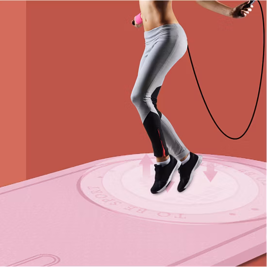 Fitness Jump Rope Meditation Floor Mat Shock Absorption Antislip Yoga Mat