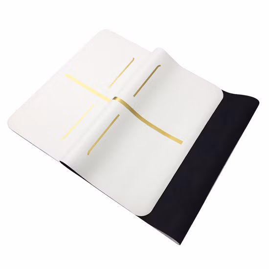 New Design Black Bronzing Yoga Mat Meditation Mat Non